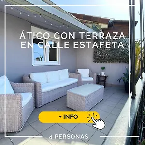 Atico Con Terraza Con Vistas Al Encierro San Fermin Appartement
